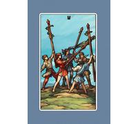 Five of Wands - Tarot Card Notebook - Card No.31 (Color Ed.): A5 Ruled Lined Tarot Journal Diary Sketchbook Notebook - Five of Wands (Competition and Conflict)