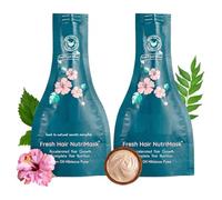 Five Oil Hibiscus NutriMask - Hair Mask (Pack of 2 x 40g) | For Hair Growth, Conditioning & Frizz Control | Enriched with Hibiscus Flowers, Neem & Curry Leaves | For Dry & Frizzy Hair