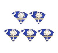 Five Outfits South Carolina State Shaped Map Lapel Metal Pin Enamel Brooch Keepsake Beautifully Designed for Backpack Hat(5 Pieces）
