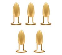 Five Pack of Mechanical Fashion Nails for Stylish Individuals Comfortable and Adjustable Copper Rings for Everyday Wear Mechanical Styles Rings
