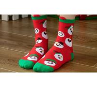 Five Pairs of Christmas Socks for Women