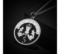 Five Pence (1968-1989) - Cut Out Coin Necklace