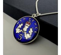 Five Pence (1968-1989) - Enamelled Coin Necklace
