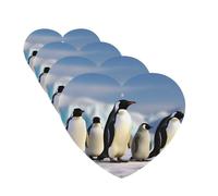 Five Penguins Car Air Freshener Cards Set of 4 Pieces Long Lasting Hanging Scented Cards for Bedroom Wardrobe Car Aromatherapy Tablets for Men Women Rearview Mirror Pendant