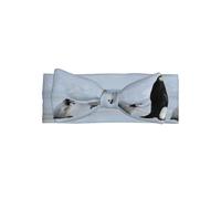 Five Penguins Print Baby Bow Headband â€“ Gift for Newborns, Perfect for Infant, Girls â€“ Sweet Princess Hair Accessories