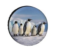 Five Penguins Universal Waterproof Trailer Tire Cover, Custom Trailer Wheel Cover for Trailers, Trucks, RVs, SUVs 24 to 36 inches (Fits Wheels