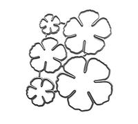 Five Petal Flower Cutting Dies Carbon Steel Metal Silver Cutting Die Template for Photos Album Mold Template Supply Metal Dies and Stamps