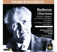 Five Piano Sonatas - Encores By Schumann/Schubert (Backhaus)