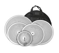 Five Piece Alloy Cymbal Set 10" Splash+14"Hi-Hat+16" Crash+20" Ride+Bag For Jazz Drum Set