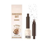 Five-Point Freckle Pen - Waterproof, Quick-Dry & Gentle - For Natural Freckles or Temporary Tattoos on All Skin Types (Coffee)