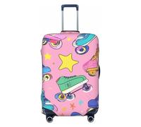 Five-Pointed Skates Elastic Travel Luggage Cover Suitcase Protector, Print Suitcase Baggage Cover Anti-Scratch