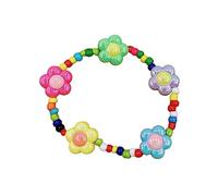 Five-Pointed Star Flower Beaded Necklace Ajdustable Clavicle Chain For Women Girls Handmade Rice Bead Jewelry Necklaces For Women Beads Choker Fashion Jewelry