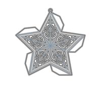 Five-Pointed Star Lucky Bag Cutting 3D Carbon Steel Die DIY Craft Embossing Tools Album Scrapbooking & Card Making Gift Decor (Lucky Bag)