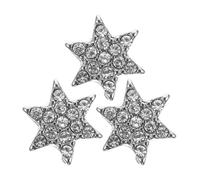 Five-pointed Star Watch Strap Charms 3pcs Alloy Silver Decorative