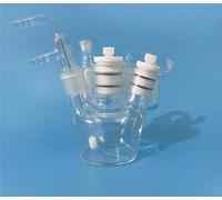 Five-Port Sealed Electrolytic Cell for Redox Reaction Experiments - Available in 50ml, 100ml, 250ml, 300ml, 500ml Sizes(Single Layer 150ml)