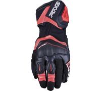 Five RFX4 EVO waterproof Motorcycle Gloves, black/red, size S