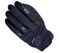 FIVE RS3 EVO BLACK TEXTILE STREET SUMMER VENTED MOTORCYCLE TOUCHSCREEN GLOVE