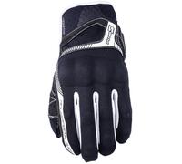 Five RS3 Motorcycle Gloves, black/white, size XL