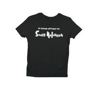 Five 'Scott' T-Shirt - Unisex, 100% Cotton, Sizes S to 5XL Black
