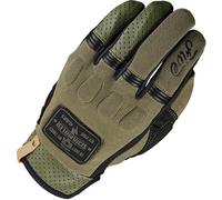 Five Scrambler Motorcycle Motorbike Touchscreen Gloves - Khaki / Black