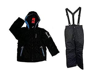 Five Seasons Kids Mitch Jacket & Salopettes - Black, 9-10 YEARS
