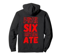 Five Six Seven Ate (eight) Dancer and Cheerleader Pullover Hoodie