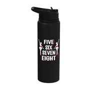Five six Seven Eight Ballet Dancer Stainless Steel Insulated Water Bottle