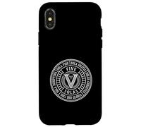 FIVE SOLAS - Emblem - Christian Reformation - Roman Numeral Case for iPhone X/XS