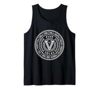 FIVE SOLAS - Emblem - Christian Reformation - Roman Numeral Tank Top
