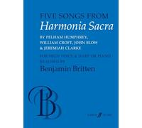 Five Songs from Harmonia Sacra: (High Voice) (Faber Edition): High Voice, Harp or Piano