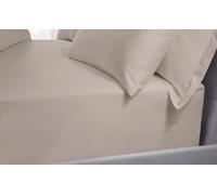 Five Star Hotel Concept Sateen Fitted Sheet, Superking, Latte
