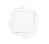 FIVE STAR NAPKINS 100% Cotton Cocktail Napkin, 50-Pack, White
