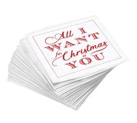 Five Star Napkins Christmas Songs Cocktails Napkins - White Cotton - 4.5" x 4.5" - Single Use - Party, Events, Holiday (50 x)