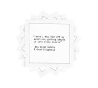 Five Star Napkins Love Quotes, White Cotton Cocktail Napkins, Beverage Napkins, Bar Napkins, Cloth Napkins, Party Napkins, Events, Holidays, Weddings, Birthdays, Disposable, 4.5" x 4.5"- (50x)