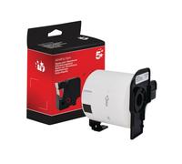 Five Star Non-OEM Replacement for Brother DK-11202 Black on White 62mm x 100mm 300/Roll FS672735