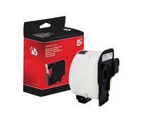 Five Star Non-OEM Replacement for Brother DK-11208 Black on White 38mm x 90mm 400/Roll FS672659