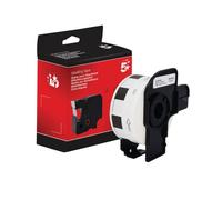 Five Star Non-OEM Replacement for Brother DK-11221 Black on White 23mm x 23mm 1000/Roll FS673040