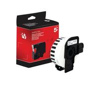 Five Star Non-OEM Replacement for Brother DK-22210 Black on White 29mm x 30.48m FS672801