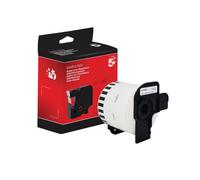 Five Star Non-OEM Replacement for Brother DK-44205 Black on White 62mm x 30.48m FS672860