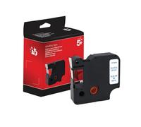 Five Star Non-OEM Replacement for Dymo 40914 Blue on White 9mm x 7m FS672454