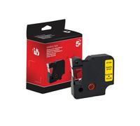 Five Star Non-OEM Replacement for Dymo 40918 Black on Yellow 9mm x 7m FS671759