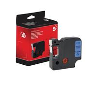 Five Star Non-OEM Replacement for Dymo 45016 Black on Blue 12mm x 7m FS671938