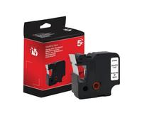 Five Star Non-OEM Replacement for Dymo 53713 Black on White 24mm x 7m FS671942