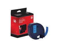 Five Star Non-OEM Replacement for Dymo 91205 Black on Blue 12mm x 4m FS671873