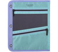 Five Star Pencil Pouch, Pen Case, 3-Pocket Zipper Pouch, Fits 3-Ring Binder, Storage Organizer for Classroom Supplies Earbuds Chargers Cables Makeup, Teal/Berry (500207F-ECM)