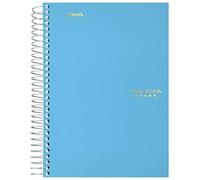 Five Star Small Spiral Notebook, 5 Subject, College Ruled Paper, 180 Sheets, 9-1/2" x 6", Color Will Vary, 1 Count (06184)