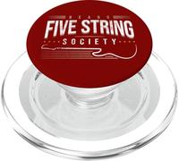 Five Strings Society 5 String Bass Player Jazz Bassist PopSockets PopGrip for MagSafe