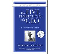 Five Temptations of a CEO.by Lencioni New 9780470267585 Fast Free Shipping