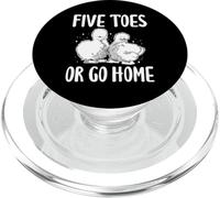 Five Toes Or Go Home Silkie Chicken PopSockets PopGrip for MagSafe