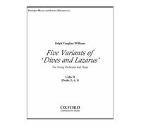 Five Variants on 'Dives and Lazarus': Cello 2 by Ralph Vaughan Williams (Composer) (20-Dec-2007) Paperback
